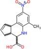 6-methyl-8-nitro-3a,4,5,9b-tetrahydro-3H-cyclopenta[c]quinoline-4-carboxylic acid