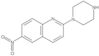 6-Nitro-2-(1-piperazinyl)quinoline