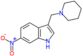 6-nitro-3-(piperidin-1-ylmethyl)-1H-indole