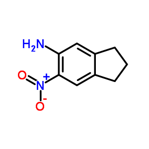 2,3-Dihydro-6-nitro-1H-inden-5-amine