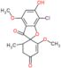 7-chloro-6-hydroxy-2',4-dimethoxy-6'-methyl-3H,4'H-spiro[1-benzofuran-2,1'-cyclohex[2]ene]-3,4'-dione