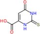 6-oxo-2-thioxo-1,2,3,6-tetrahydropyrimidine-4-carboxylic acid