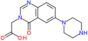 (4-oxo-6-piperazin-1-ylquinazolin-3(4H)-yl)acetic acid