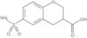 6-(Aminosulfonyl)-3,4-dihydro-2H-1-benzopyran-3-carboxylic acid
