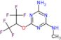 6-[(1,1,1,3,3,3-hexafluoropropan-2-yl)oxy]-N-methyl-1,3,5-triazine-2,4-diamine