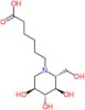 (2R,3R,4R,5S)-3,4,5-Trihydroxy-2-(hydroxymethyl)-1-piperidinehexanoic acid