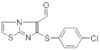 6-[(4-chlorophenyl)thio]imidazo[2,1-b][1,3]thiazole-5-carbaldehyde