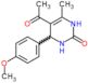 5-acetyl-4-(4-methoxyphenyl)-6-methyl-3,4-dihydropyrimidin-2(1H)-one