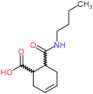 6-(butylcarbamoyl)cyclohex-3-ene-1-carboxylic acid