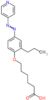 6-[2-propyl-4-(4-pyridylazo)phenoxy]hexanoic acid