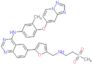 6-[5-({[2-(Methylsulfonyl)ethyl]amino}methyl)-2-furyl]-N-[3-methyl-4-([1,2,4]triazolo[1,5-a]pyridin-7-yloxy)phenyl]-4-quinazolinamine