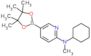 N-cyclohexyl-N-methyl-5-(4,4,5,5-tetramethyl-1,3,2-dioxaborolan-2-yl)pyridin-2-amine