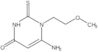 6-Amino-2,3-dihydro-1-(2-methoxyethyl)-2-thioxo-4(1H)-pyrimidinone