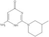 6-Amino-2-(3-methyl-1-piperidinyl)-4(3H)-pyrimidinone