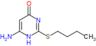 6-amino-2-(butylsulfanyl)pyrimidin-4(1H)-one