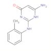 4(1H)-Pyrimidinone, 6-amino-2-[(2-methylphenyl)amino]-