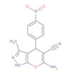 Pyrano[2,3-c]pyrazole-5-carbonitrile,6-amino-1,4-dihydro-3-methyl-4-(4-nitrophenyl)-