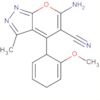 Pyrano[2,3-c]pyrazole-5-carbonitrile,6-amino-1,4-dihydro-4-(2-methoxyphenyl)-3-methyl-