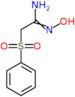 N'-hydroxy-2-(phenylsulfonyl)ethanimidamide