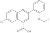 6-Chloro-2-(2-ethoxyphenyl)-4-quinolinecarboxylic acid