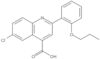 6-Chloro-2-(2-propoxyphenyl)-4-quinolinecarboxylic acid