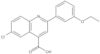 6-Chloro-2-(3-ethoxyphenyl)-4-quinolinecarboxylic acid