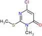 6-Chloro-3-methyl-2-(methylthio)-4(3H)-pyrimidinone