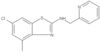 6-Chloro-4-methyl-N-(2-pyridinylmethyl)-2-benzothiazolamine