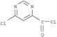 4-Pyrimidinecarbonylchloride, 6-chloro-