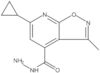 6-Cyclopropyl-3-methylisoxazolo[5,4-b]pyridine-4-carboxylic acid hydrazide