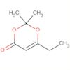 4H-1,3-Dioxin-4-one, 6-ethyl-2,2-dimethyl-