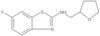 6-Fluoro-N-[(tetrahydro-2-furanyl)methyl]-2-benzothiazolamine