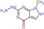 6-hydrazinyl-1-methyl-1,2-dihydro-4H-pyrazolo[3,4-d]pyrimidin-4-one