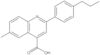 6-Methyl-2-(4-propylphenyl)-4-quinolinecarboxylic acid