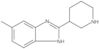 6-Methyl-2-(3-piperidinyl)-1H-benzimidazole