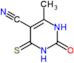 6-methyl-2-oxo-4-thioxo-1,2,3,4-tetrahydropyrimidine-5-carbonitrile