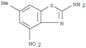 2-Benzothiazolamine,6-methyl-4-nitro-