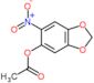 6-nitro-1,3-benzodioxol-5-yl acetate