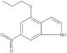 6-Nitro-4-(propylthio)-1H-indole