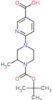 6-(4-tert-butoxycarbonyl-3-methyl-piperazin-1-yl)pyridine-3-carboxylic acid