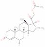 6α-fluoro-17,21-dihydroxy-16α-methylpregna-4,9(11)-diene-3,20-dione 21-acetate