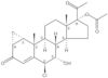 3′H-Cyclopropa[1,2]pregna-1,4-diene-3,20-dione, 17-(acetyloxy)-6-chloro-1,2-dihydro-7-hydroxy-, (1β,2β,6β,7α)-