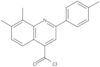 7,8-Dimethyl-2-(4-methylphenyl)-4-quinolinecarbonyl chloride