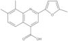 7,8-Dimethyl-2-(5-methyl-2-furanyl)-4-quinolinecarboxylic acid