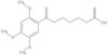 2,4,5-Trimethoxy-ζ-oxobenzeneheptanoic acid