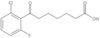 2-Chloro-6-fluoro-ζ-oxobenzeneheptanoic acid