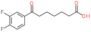 3,4-Difluoro-ζ-oxobenzeneheptanoic acid