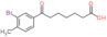 3-Bromo-4-methyl-ζ-oxobenzeneheptanoic acid