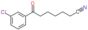 7-(3-chlorophenyl)-7-oxo-heptanenitrile