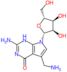 2-amino-5-(aminomethyl)-7-(beta-D-ribofuranosyl)-1,7-dihydro-4H-pyrrolo[2,3-d]pyrimidin-4-one